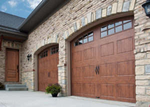 residential Clopay garage doors with arches